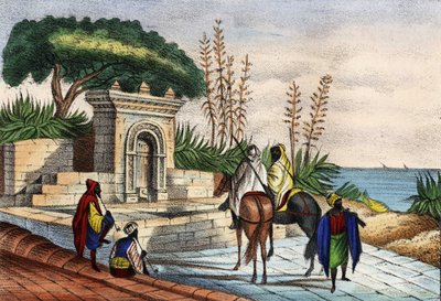 Fountain near Algiers av Unknown artist