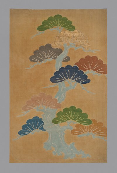Fragment (fra et Noh-kostyme) av Unknown artist