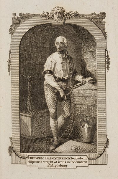 Frederick Baron Trenck av Unknown artist