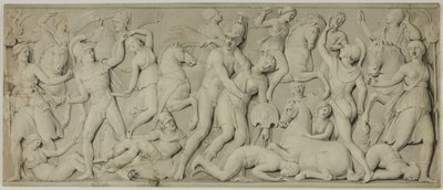 Frise med Amazonas-slaget av Unknown artist