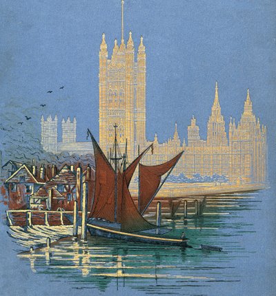 Forside fra boken London Pictures, utgitt i 1890 av Unknown artist