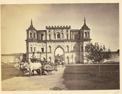 [Inngangsporten til Moti Mahal, Lucknow] av Unknown artist