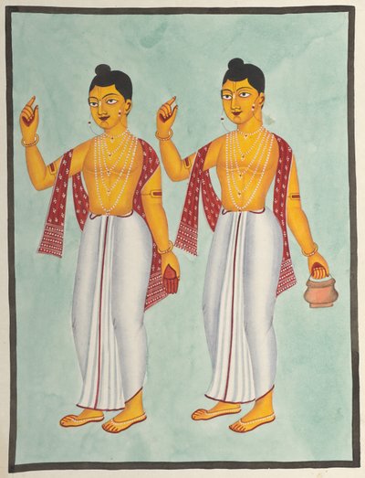 Gaur og Nitai av Unknown artist