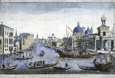 Generell utsikt over Venezia - gravering av Unknown artist