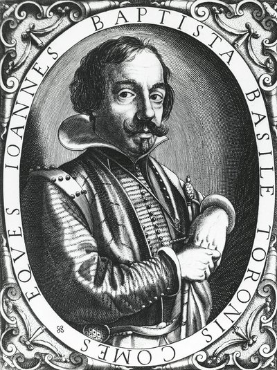Giambattista Basile (1566–1632) napolitansk poet, megler og eventyrsamler. av Unknown artist