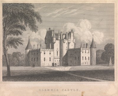 Glammis Castle, Forfarshire; side 9 (bind to) av Unknown artist