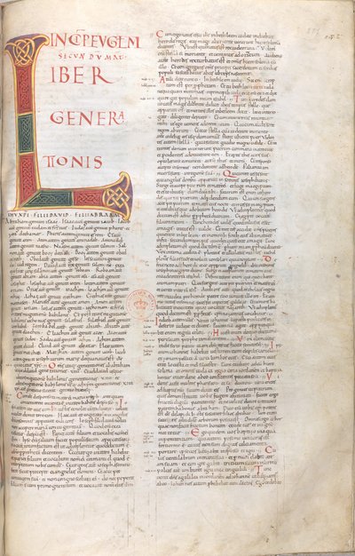 Matteusevangeliet: Liber Generationis (Jesu slektsregister) av Unknown artist