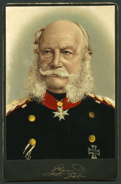 Guillaume I (Guillaume Frederic Louis de Hohenzollern) av Unknown artist