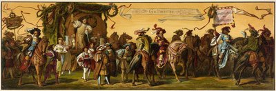 Hans Makarts prosesjon av byen Wien av Unknown artist