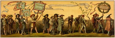 Hans Makarts prosesjon av byen Wien av Unknown artist