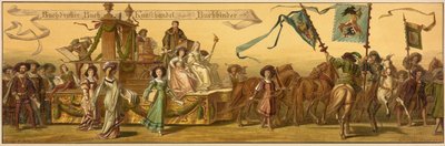 Hans Makarts prosesjon av byen Wien av Unknown artist