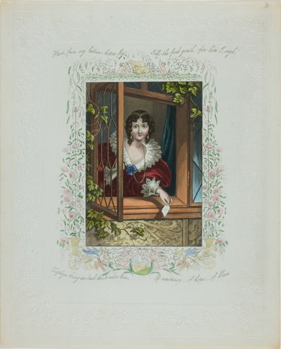 Haste From My Lattice, bokstavflue! (valentinsdag) av Unknown artist