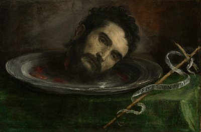 Hodet til døperen Johannes av Unknown artist
