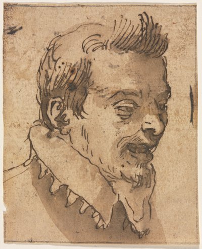 Leder av en mann av Unknown artist