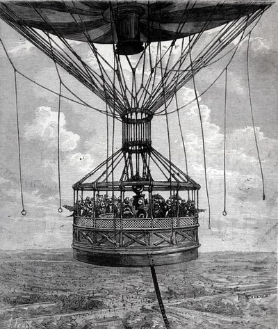 Henry Giffards fangeballong i 1878. av Unknown artist