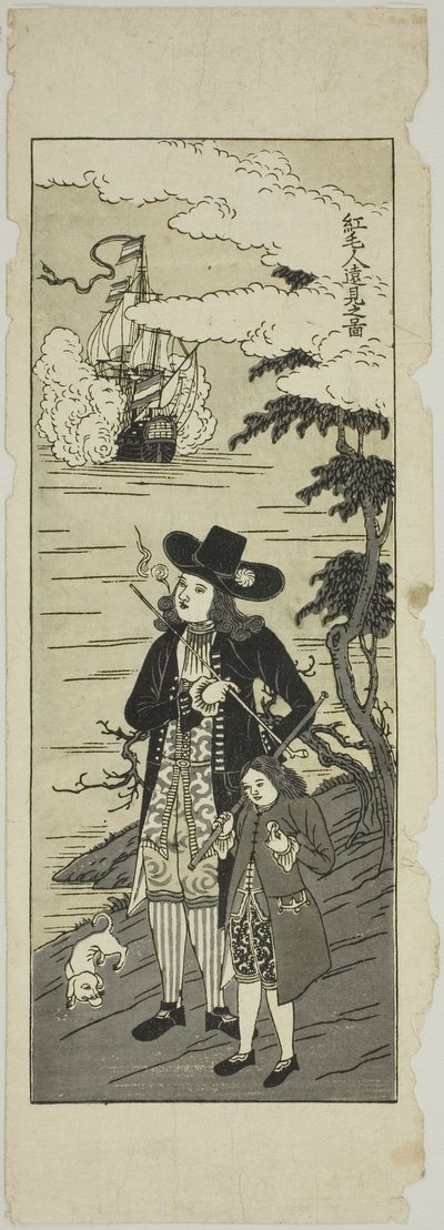 Hollander Looking Far Away Komojin enken zu av Unknown artist