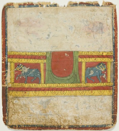 Hestetronen, fra et sett med innvielseskort (Tsakali) av Unknown artist