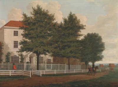 Hus på en felles av Unknown artist