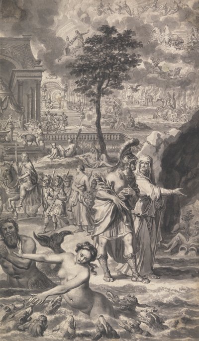 Illustrasjon til Tonsons Ovid Metamorphosis (en av fire) av Unknown artist