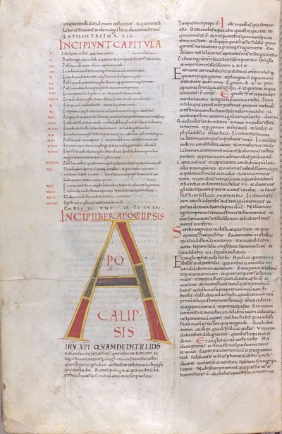 Begynnelsen av Johannes#39; åpenbaring av Unknown artist