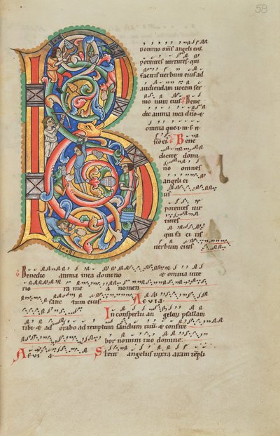 Bebodd initial B av Unknown artist