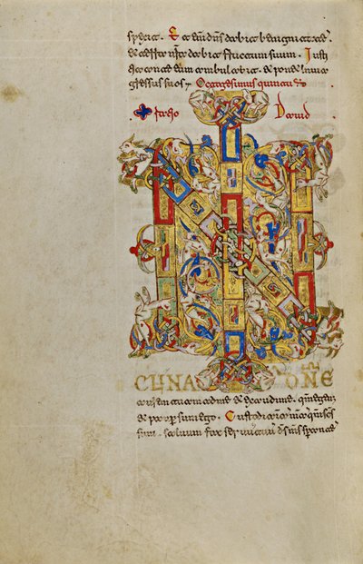 Bebodde initialer IN av Unknown artist