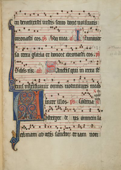 Initial A: Halshuggingen av fire martyrer av Unknown artist