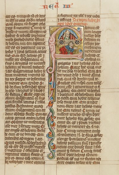 Initial F: Elias#39; himmelfart av Unknown artist