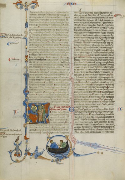 Innledende H: Moses taler til israelittene av Unknown artist