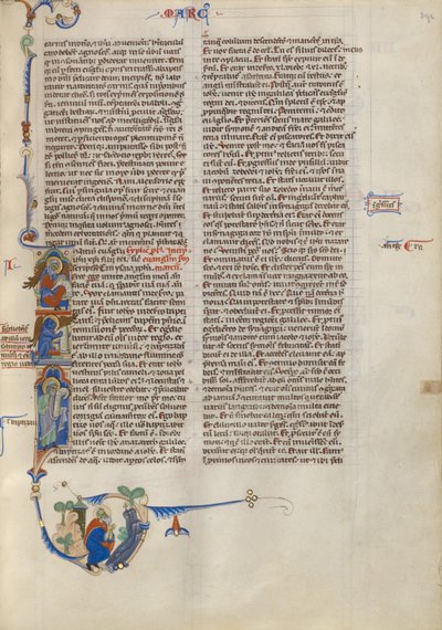 Initial I: Sankt Markus av Unknown artist