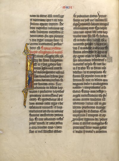 Initial I: Sankt Markus med sitt symbol av Unknown artist