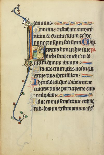 Initial L: David snakker til en engel av Unknown artist