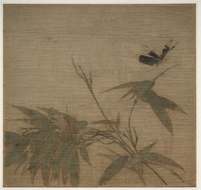 Insekter og bambus av Unknown artist