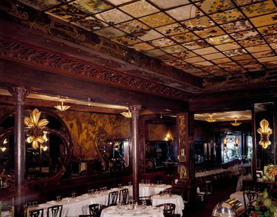 Innvendig utsikt over restauranten Chez Maxim