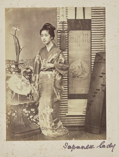 Japansk dame av Unknown artist