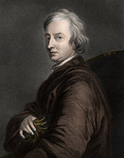 John Dryden 1631-1700 - gravering - 1800-tallet av Unknown artist