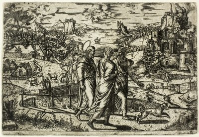 Reise til Emmaus av Unknown artist