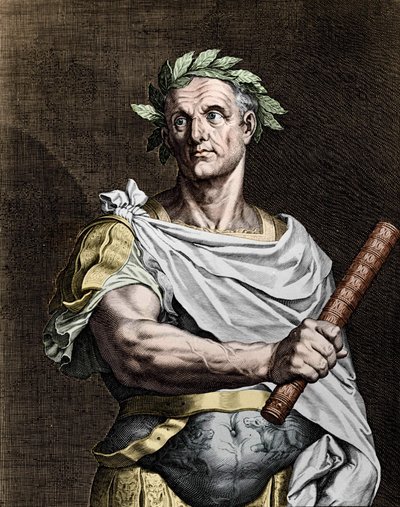 Julius Caesar (101-44 BC), Roman statesman. av Unknown artist