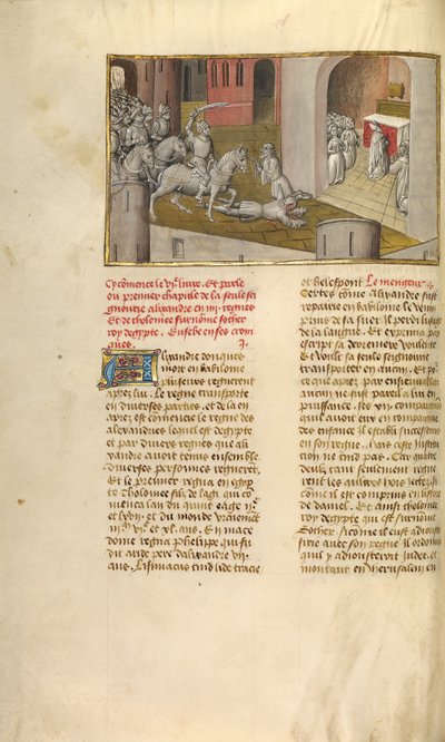 Kong Ptolemaios Soter invaderer Jerusalem av Unknown artist