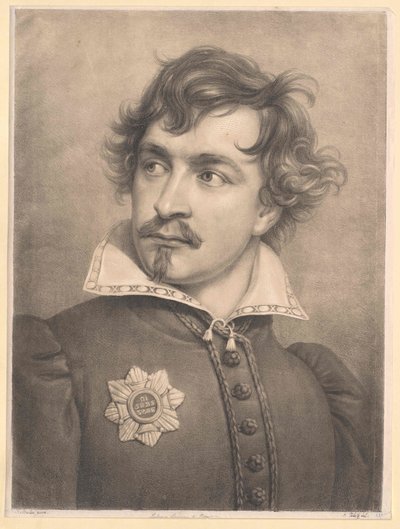 Kong Ludvig I av Bayern (trykk) av Unknown artist