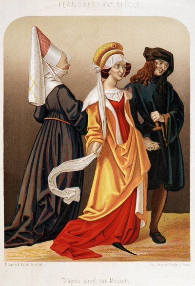 Damer og damfugl fra Flandern av Unknown artist