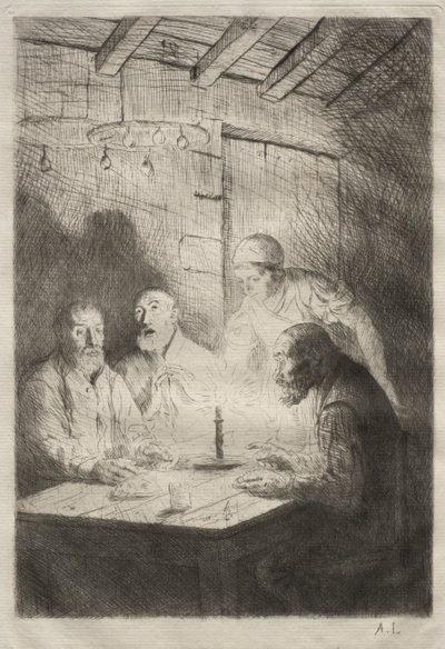 Middag i elendighet av Unknown artist