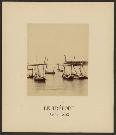 Le Tréport av Unknown artist