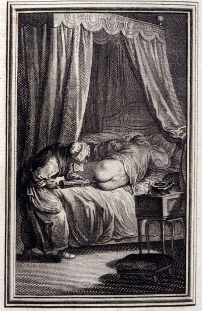 Midlet - i "" Fortellinger og noveller på vers"" av Jean La Fontaine. 1762. av Unknown artist