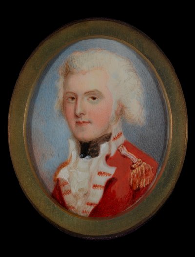 Løytnant og kaptein Samuel Barrett av Unknown artist