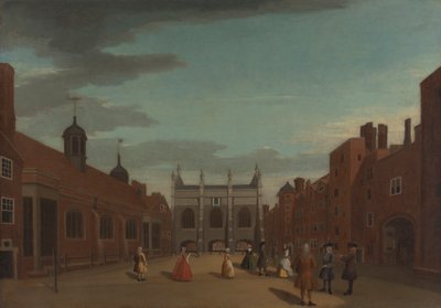 Lincoln's Inn, kapellet og Old Hall, London av Unknown artist