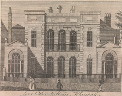 Lord Cathcarts hus, Whitehall; side 58 (bind 1) av Unknown artist