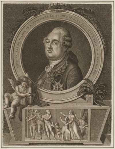 Ludvig XVI – konge av Frankrike av Unknown artist
