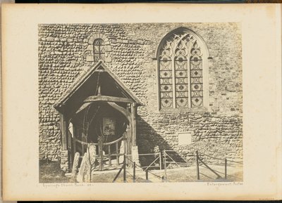 Lyminge kirkes veranda. av Unknown artist