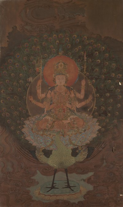 Mahamayuri (Kujaku Myoo) av Unknown artist